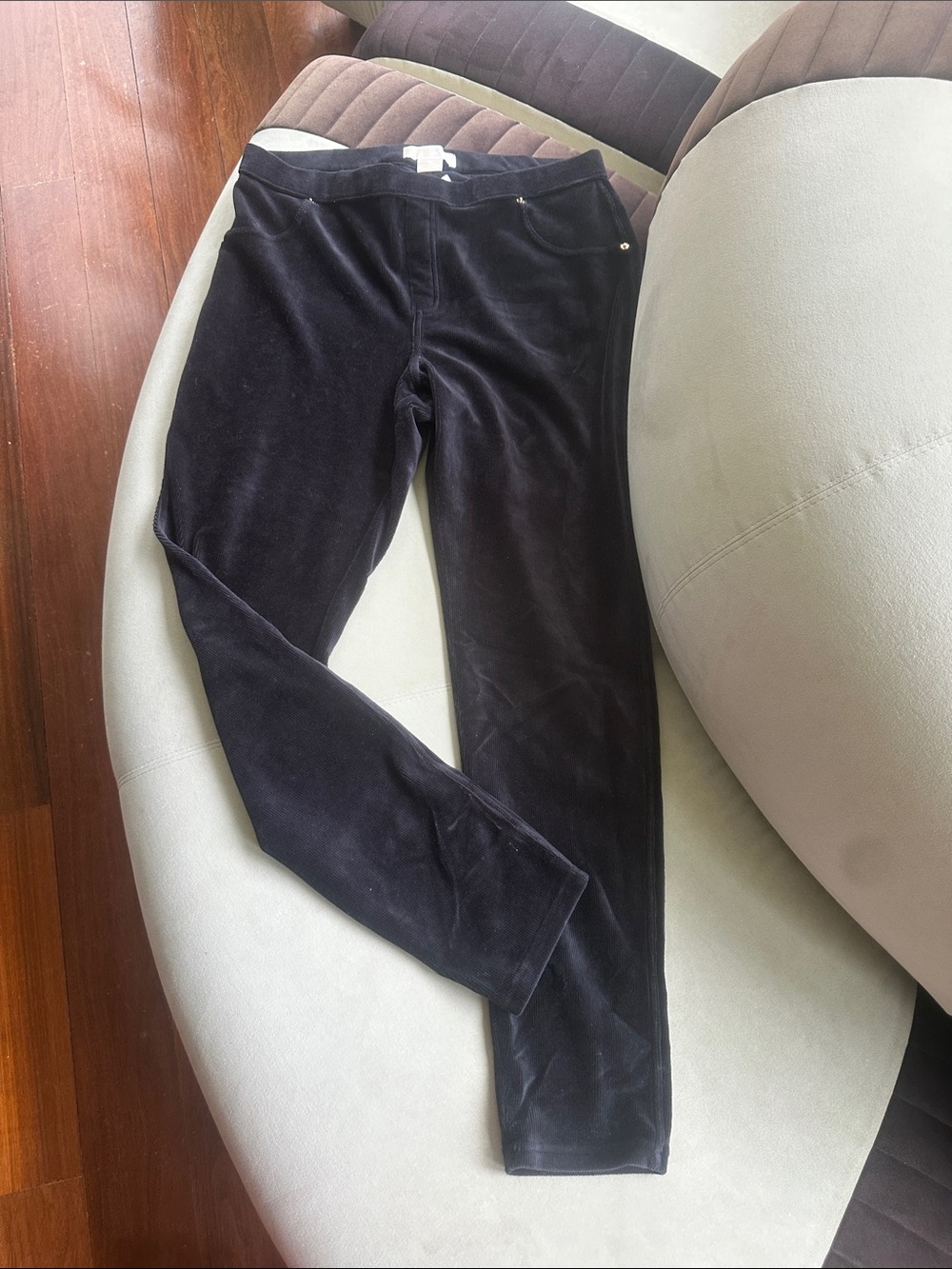 Michael Kors Black Velvet Jeggings